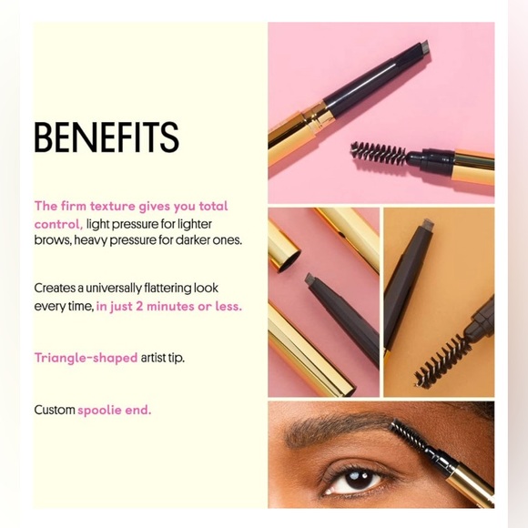 NIB: Winky Lux Uni Brow Eyebrow Pencil, Dual Sided with Spoolie - Picture 2 of 3